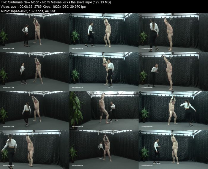 Sadurnus New Moon - Nomi Melone kicks the slave – KinkMixer - Violent Crazy Desires Sadurnus New Moon - Nomi Melone kicks the slave | FemDom | Kinkmixer
