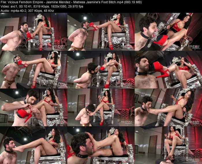 Vicious Femdom Empire - Jasmine Mendez - Mistress Jasmine's Foot Bitch | FemDom | Kinkmixer