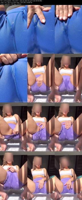 yummypetite1 - Pee Vid14 - Little pee after the gym | Pee | Kinkmixer