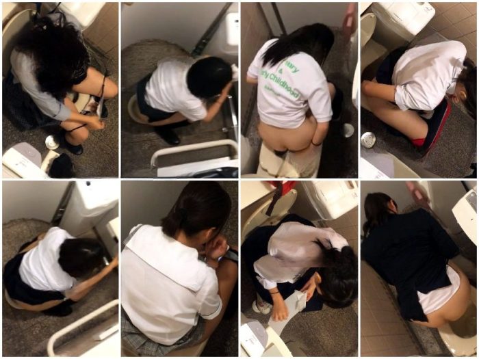 Peeping 女子トイレを覗く（３）美人看護師の息抜きタイムの絶対秘密の個室内を覗く全身＆下半身を２カメで全１０名 | Toilet Voyeurism | Kinkmixer