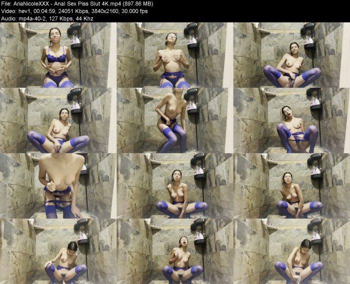 AriaNicoleXXX - Anal Sex Piss Slut 4K | Pee | Kinkmixer