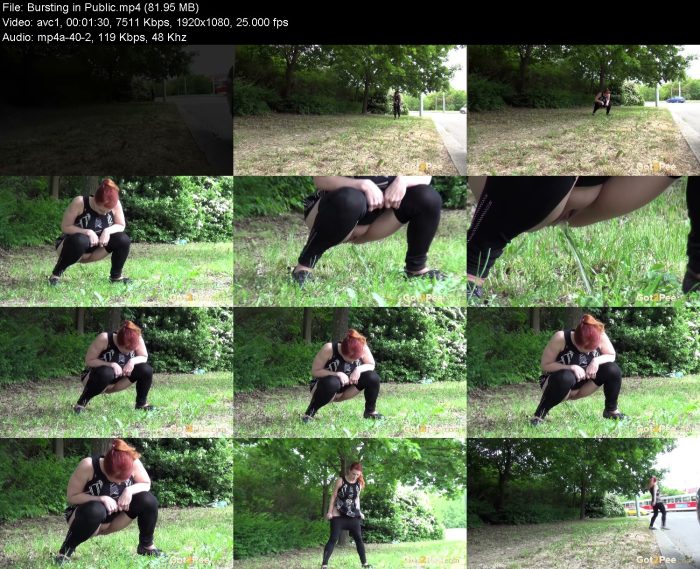 Bursting in Public | Pee | Kinkmixer