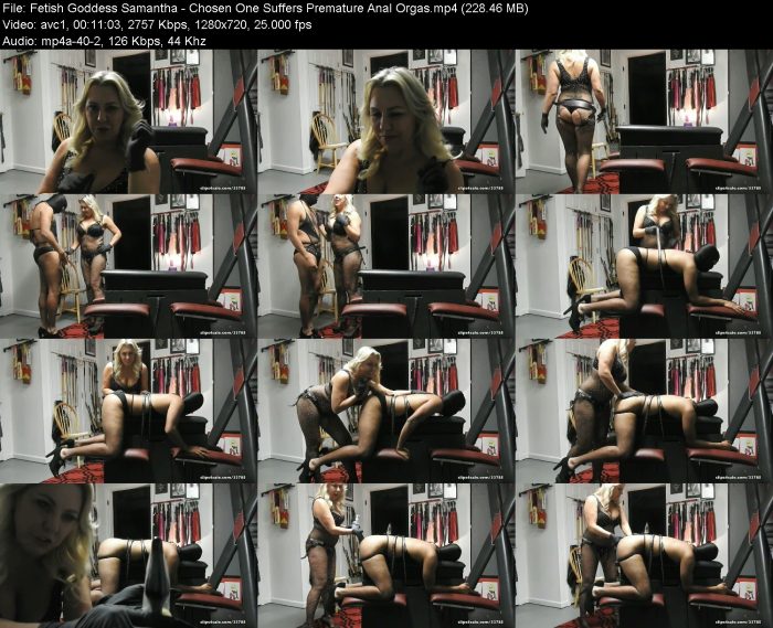 Fetish Goddess Samantha - Chosen One Suffers Premature Anal Orgas | FemDom | Kinkmixer