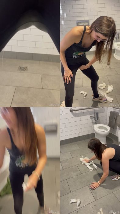 LillyVig   I wet my pants in a public bathroom