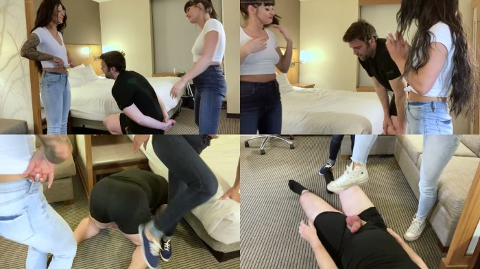 ONLYBALLKICKING – Stella And Lil Mizz Unique Bust His Balls