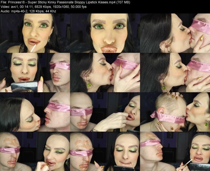 Princess18 - Super Sticky Kinky Passionate Sloppy Lipstick Kisses – KinkMixer - Violent Crazy Desires Princess18 - Super Sticky Kinky Passionate Sloppy Lipstick Kisses | FemDom | Kinkmixer